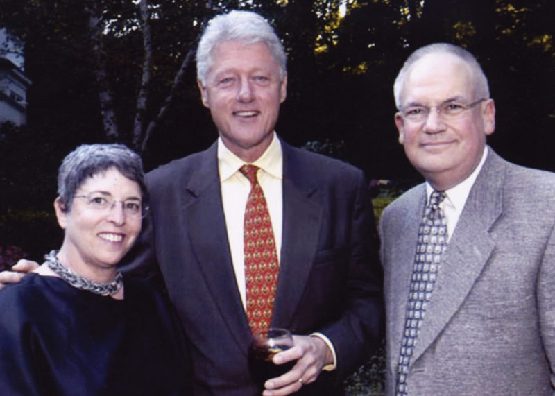 Rabbi O, Joyce & Bill Clinton from RO office
