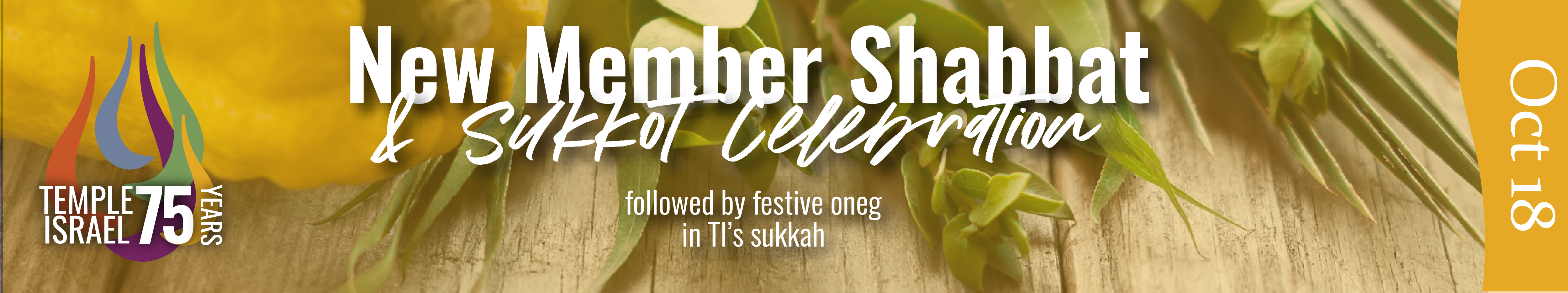 new 2 - new family shabbat and sukkot